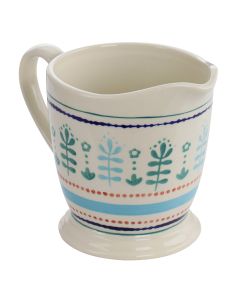 Gibson Home Village Vines 1 Quart Stoneware Measuring Cup in Multi