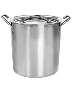 Gibson Everyday Whittington 8 Quart Stainless Steel Stock Pot with Lid