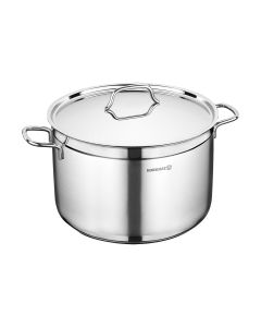 Korkmaz Alfa 2 Piece 8.5 Liter Stainless Steel Casserole Dish with Lid
