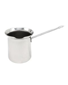 Korkmaz Classic 12 Ounce Stainless Steel Turkish Coffee Pot in Silver