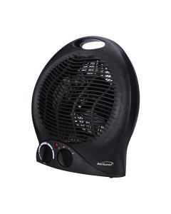 Brentwood 1500 watt 2 in 1 Fan Heater in Black