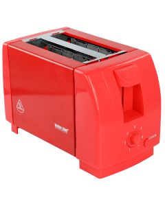 Better Chef Compact Two Slice Countertop Toaster in Red
