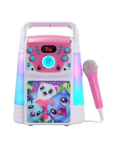 Hatchimals Colorful Flashing Lights Karaoke Machine with Microphone