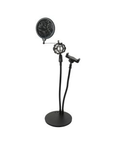 Technical Pro LiveShow2M Goose Neck Phone Holder and POP Filter
