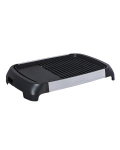 Brentwood Select TS-641 1200 Watt Electric Indoor Grill &amp; Griddle, Stainless Steel